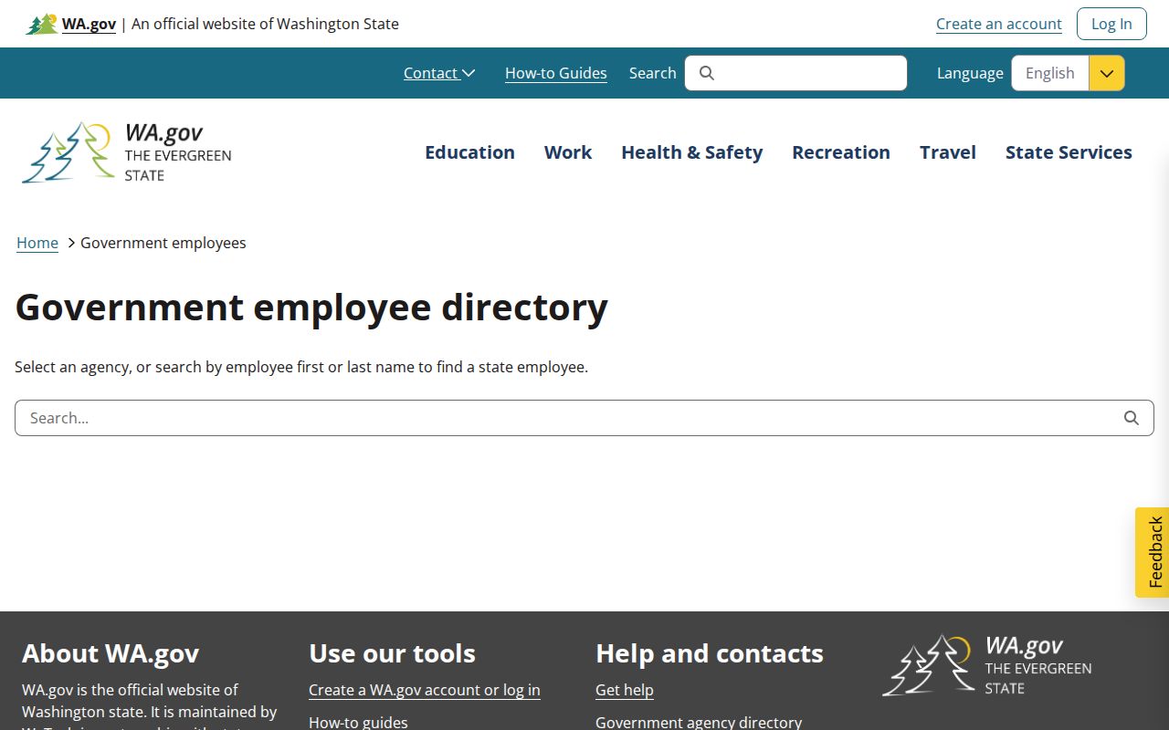 Bothell West people directories state employee name and agency search